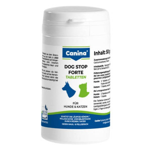 CANINA DOG STOP FORTE TABS papildbarība suņiem, kaķiem Meklēšanas kontrole N60